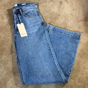 Scotch & Soda ‘The Wave’ Denim Blue High Rise Wide-Leg Jeans